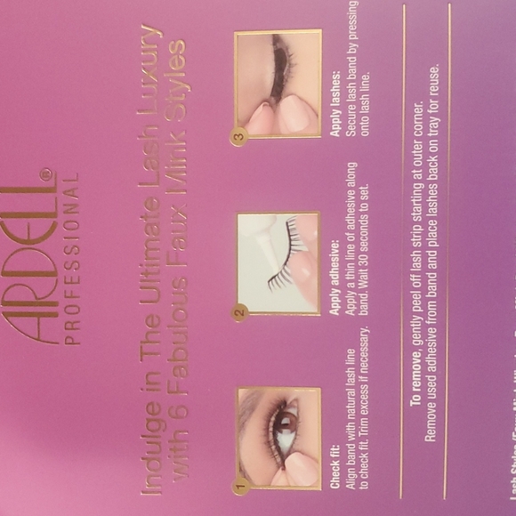 Lash book name brand Ardell Faux Mink lashes six pairs - Picture 5 of 6